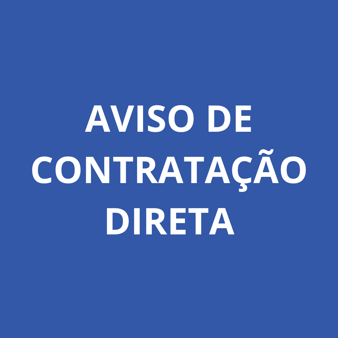 Aviso de Contratação Direta