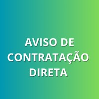 Aviso de Contratação Direta 