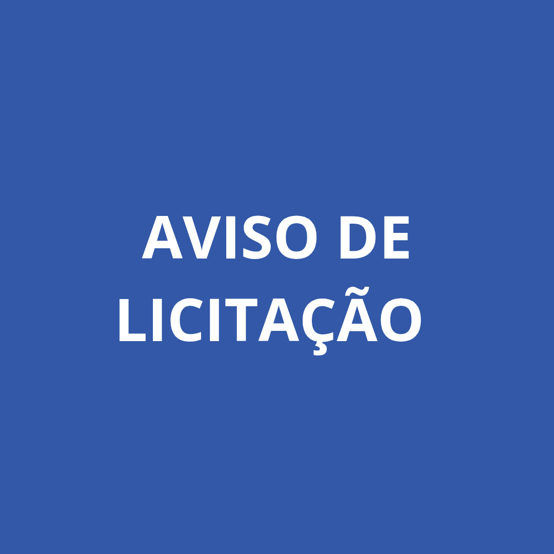 Aviso de Licitação 