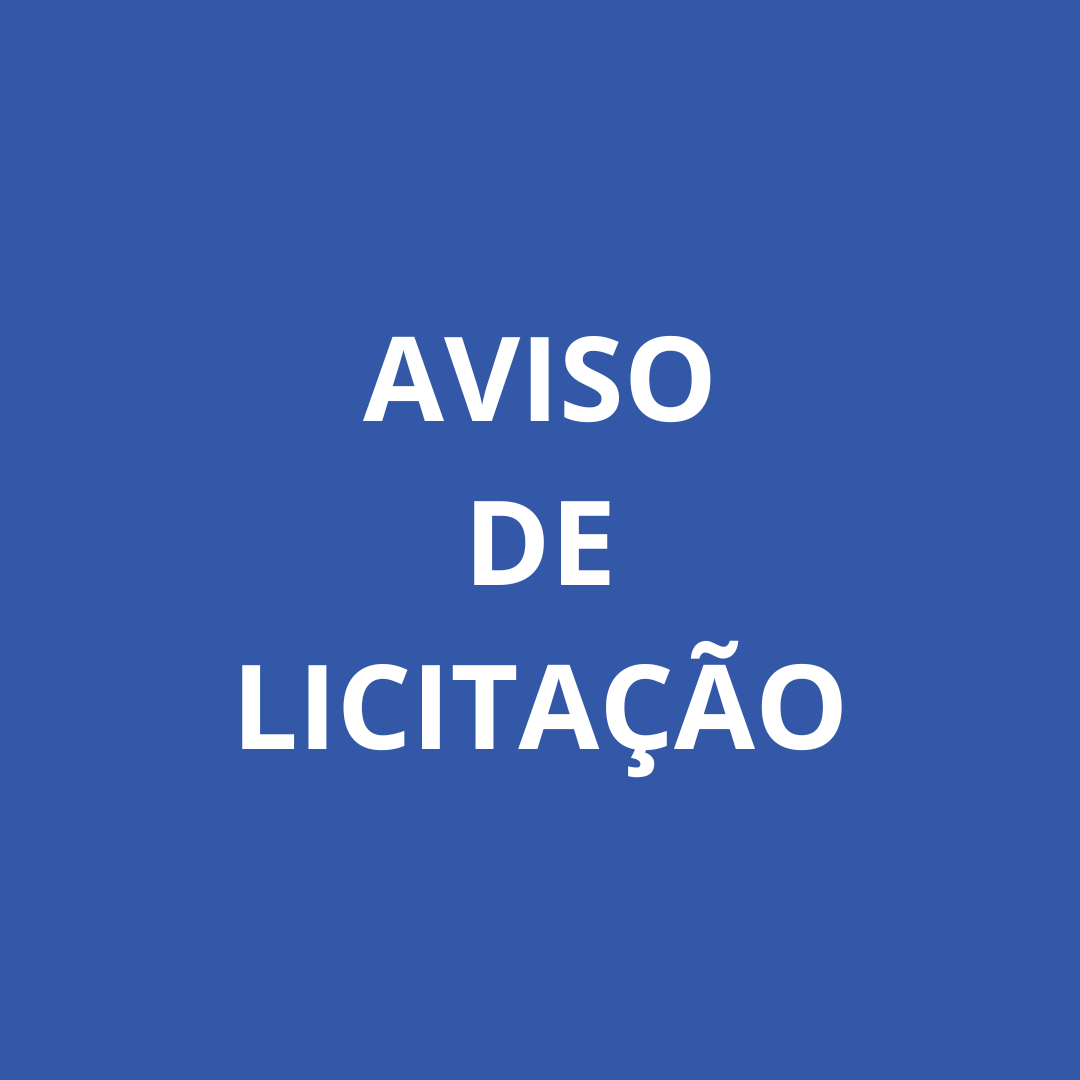 Aviso de Licitação