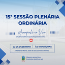 Convite: 15ª Reunião Ordinária Convite: 15ª Reunião Ordinária