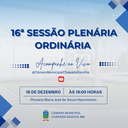Convite: 16ª Reunião Ordinária