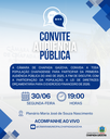 Convite: 1ª Audiência Pública Convite: 1ª Audiência Pública