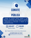 Convite: 2ª Audiência Pública Convite: 2ª Audiência Pública