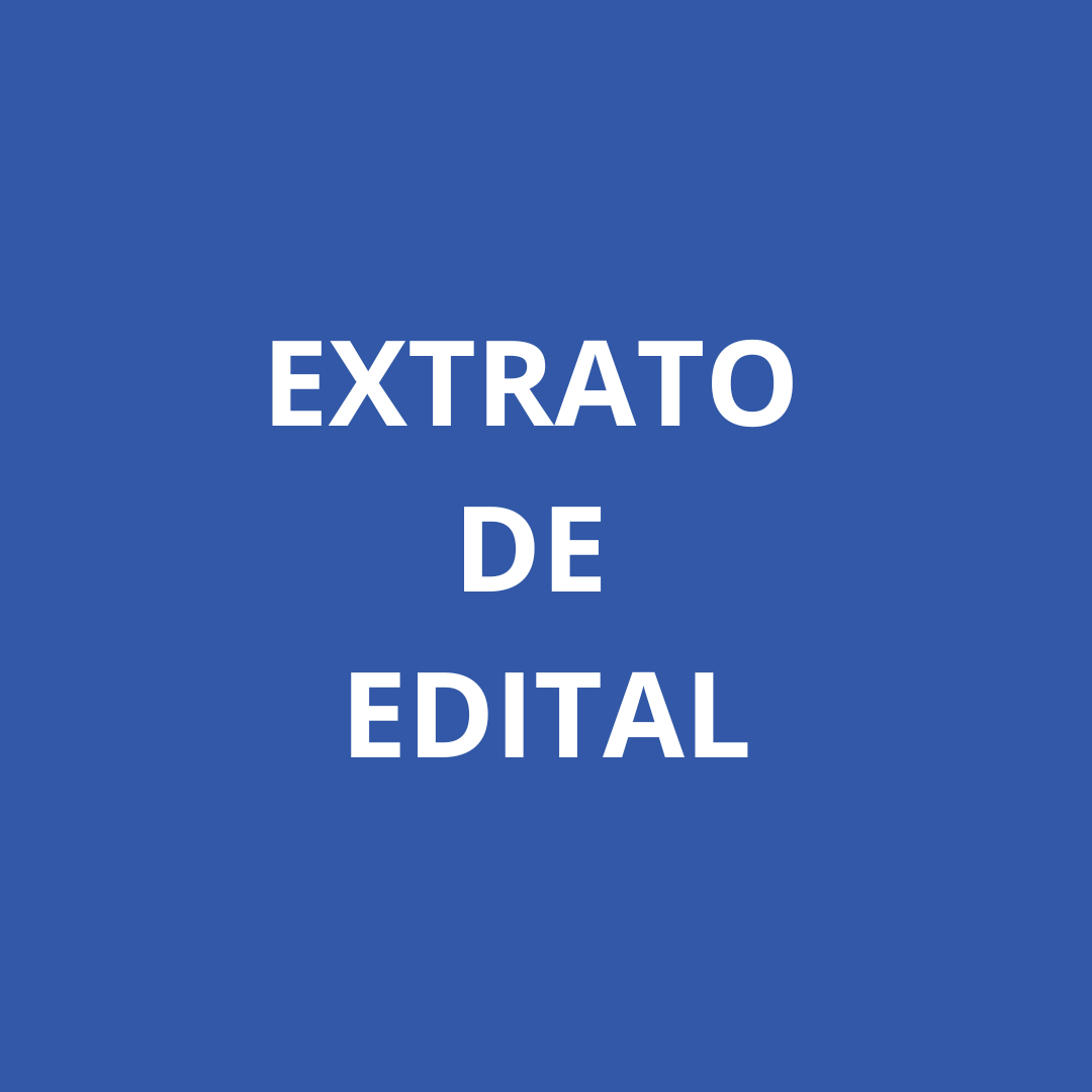 Extrato de Edital