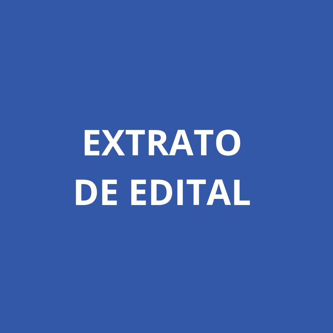 Extrato de Edital