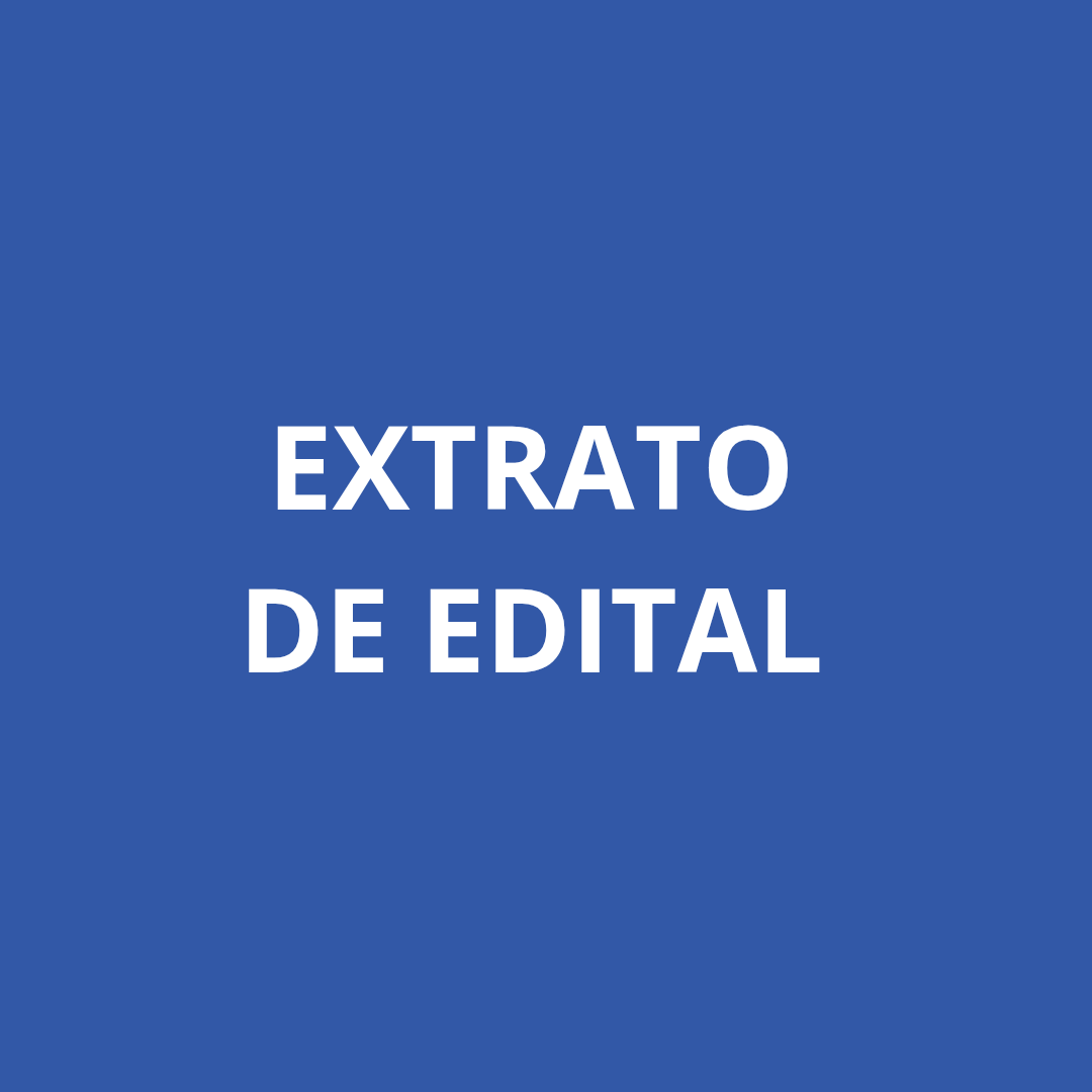 Extrato de Edital