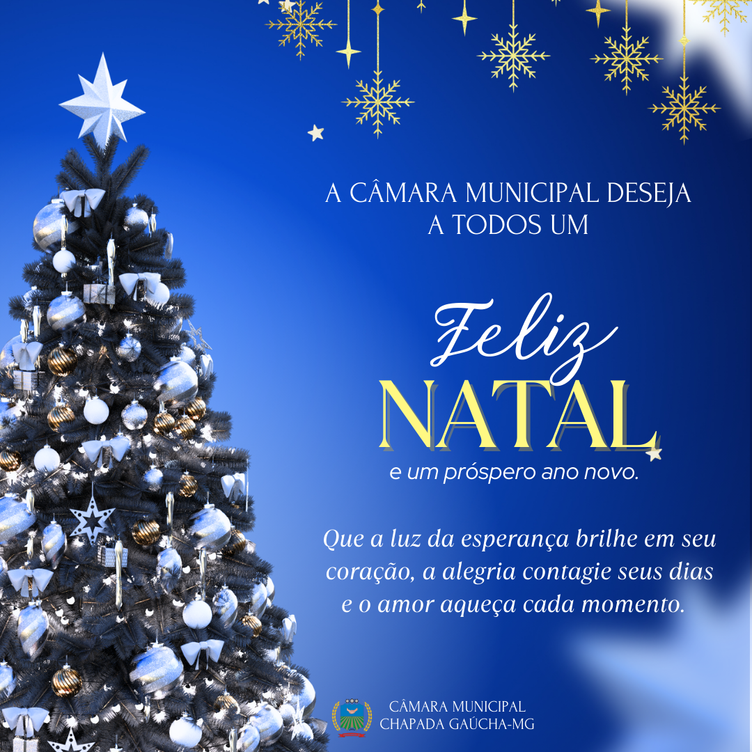 Feliz Natal e um próspero Ano Novo