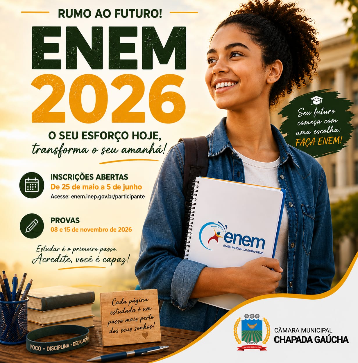 Inscricões para o Enem 2026