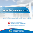 Sessão Solene 2023.